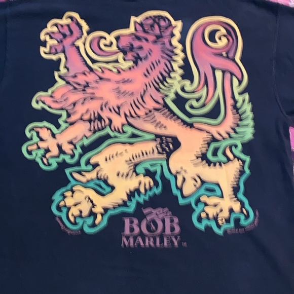 Rare 1995 Bob Marley x Liquid Blue.No tag.L.                    21 1/2 x 28 1/2 - Picture 10 of 15